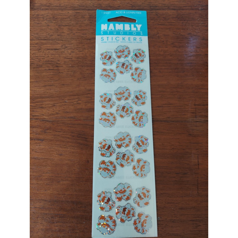 Hambly Studios Prismatic Mini Popcorn Stickers Scrapbook Craft Embellishment